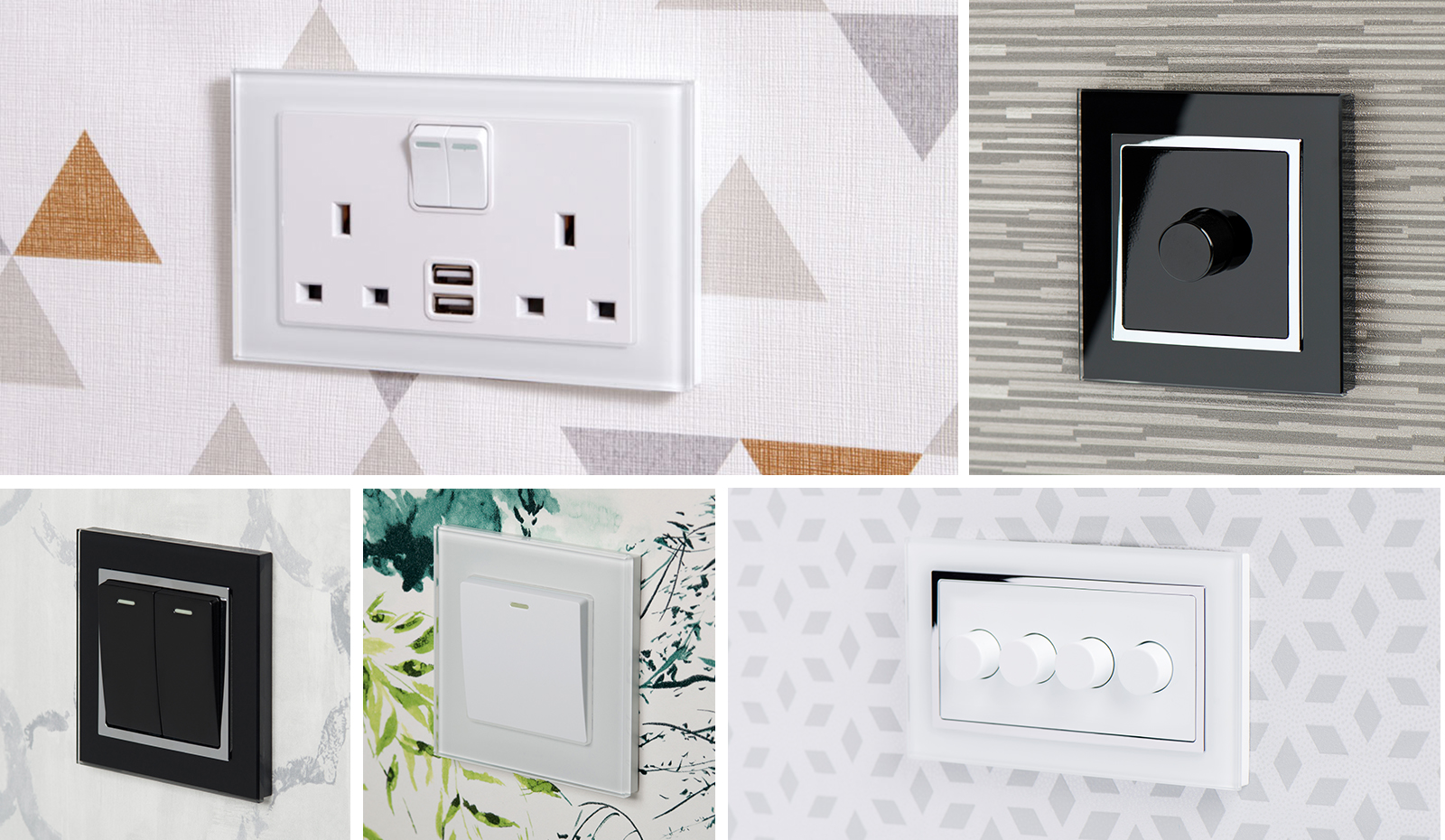 Crystal RetroTouch Designer Light Switches & Plug Sockets